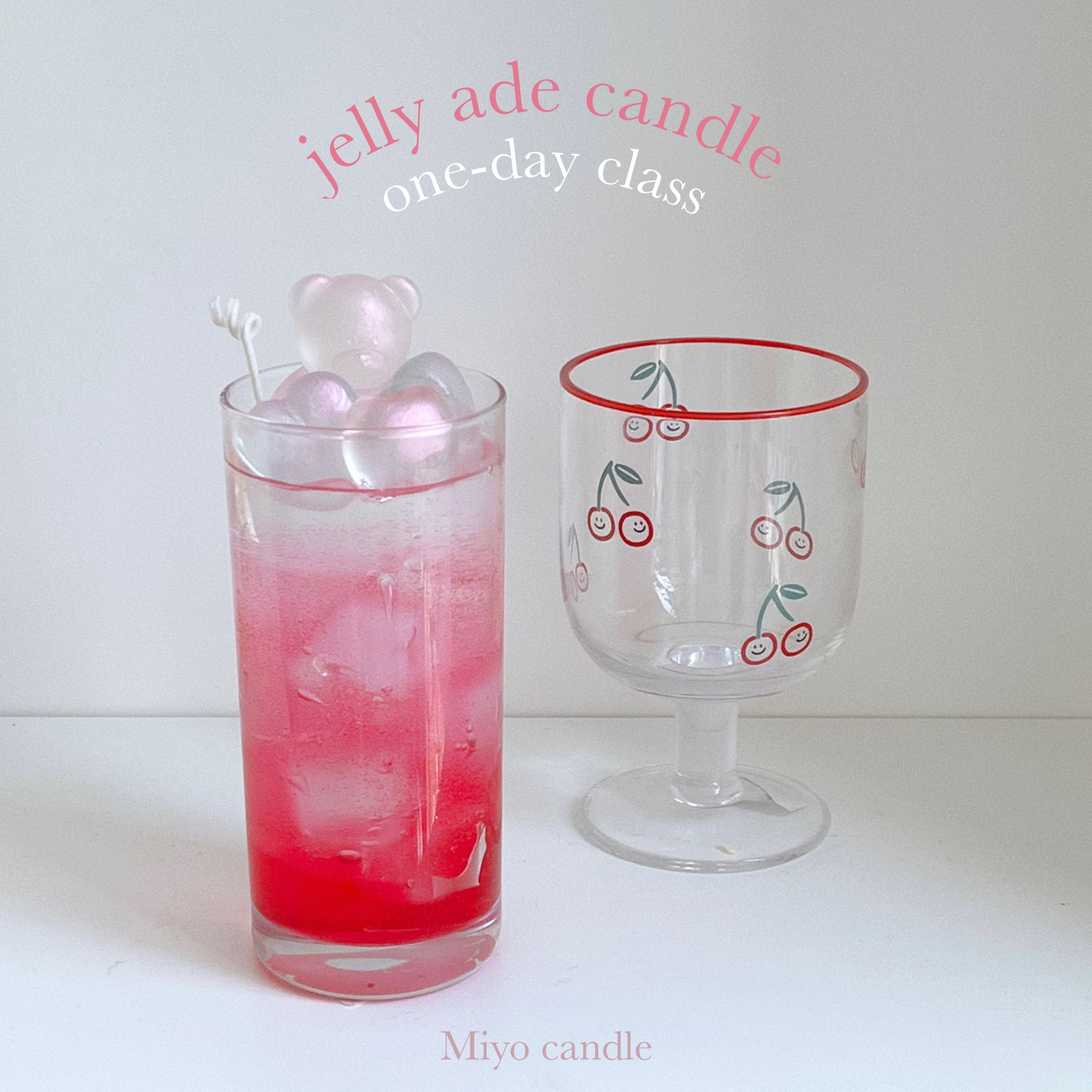 jelly ade candle one-day class – Miyo candle