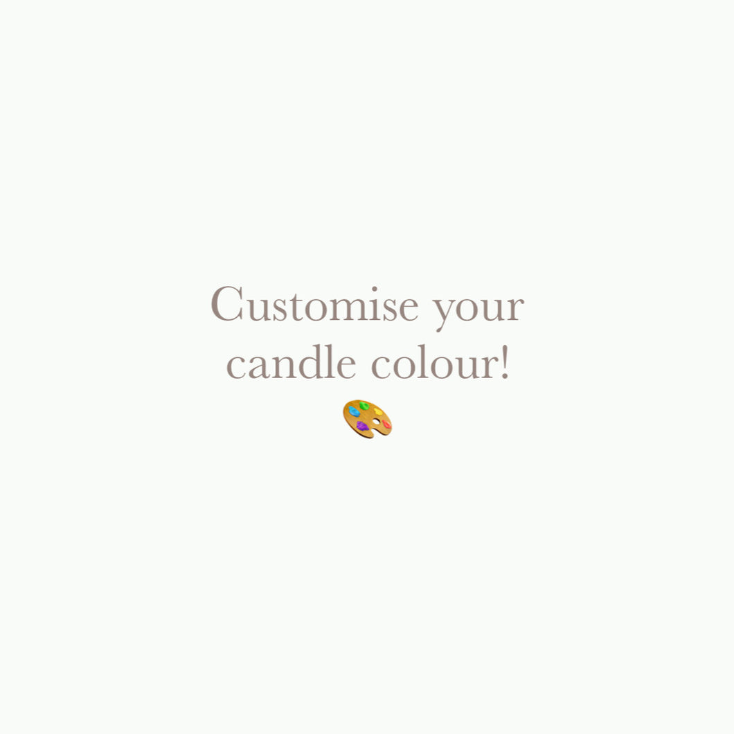 customise candle colour