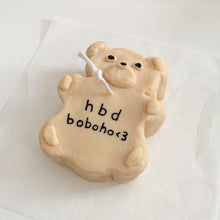Load image into Gallery viewer, bear cake candle
